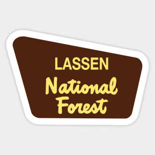 Lassen National Forest Sticker